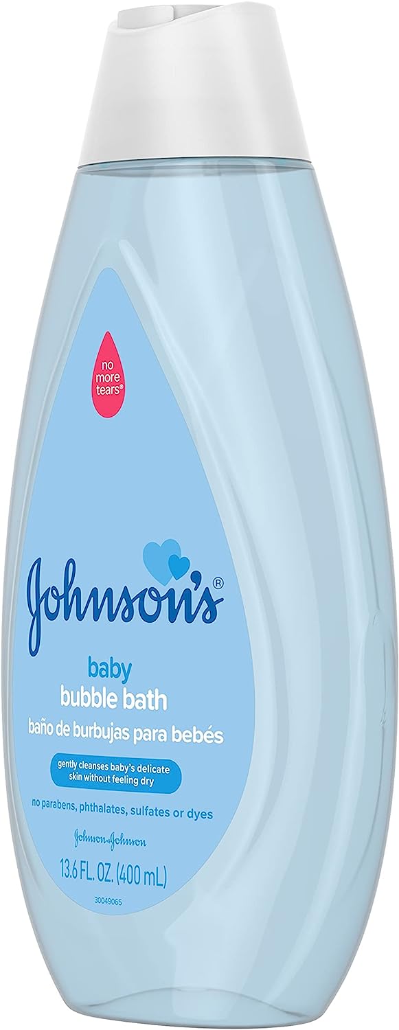 Johnson's Baby Bubble Bath for Gentle Baby Skin Care, Paraben-Free & Pediatrician-Tested Baby Bubble Bath, Hypoallergenic, Tear-Free, Dye-, Phthalate- & Sulfate-Free, 13.6 fl. oz - Image 2